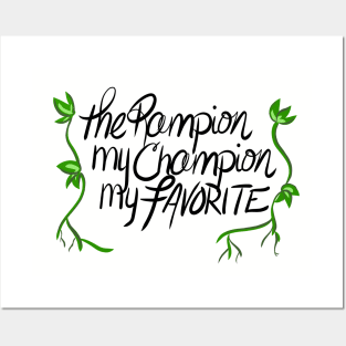 The Rampion, My Champion Posters and Art